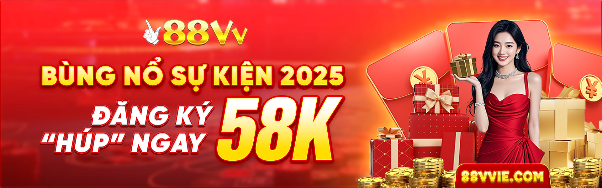 Đăng ký tài khoản nhà cái 88vv nhận ngay 58k