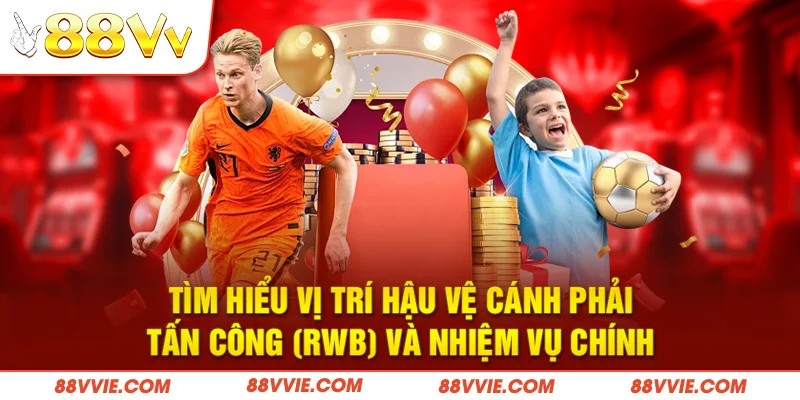 Tìm hiểu vị trí hậu vệ cánh phải tấn công (RWB) và nhiệm vụ chính